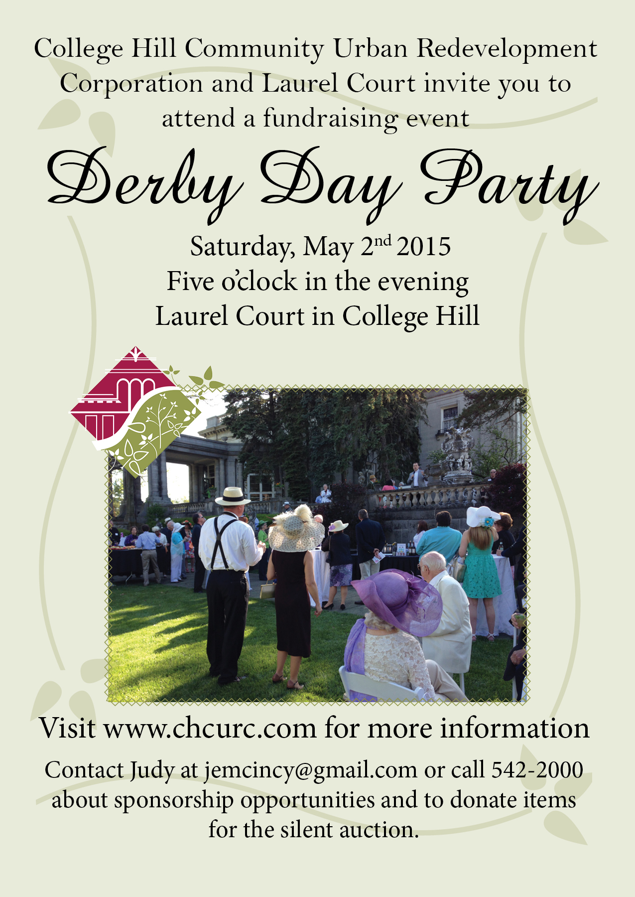 SAVE THE DATE – Derby Day: May 2nd, 2015